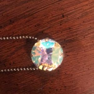 Sabika New AB 1 stone necklace